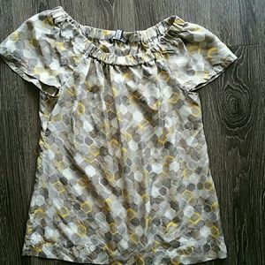 Banana Republic cap sleeve blouse